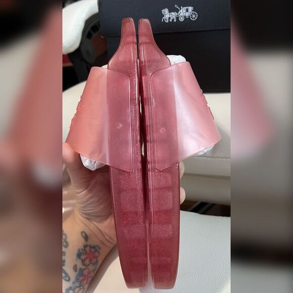 COACH Ulyssa Rubber Slide | Women's 9 - Picture 3 of 5